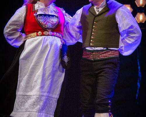 Laila og Jan Arne pardans klasse B. Foto: FolkOrg Runhild Heggem Laila og Jan Arne pardans klasse B. Foto: FolkOrg