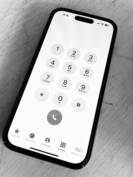 Bilde av telefon