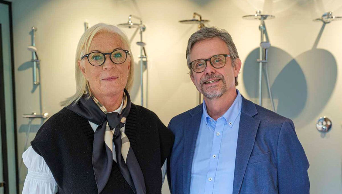 Assisterende daglig leder Anne Dahl Øiseth, og daglig leder Terje Røising i VA-VVS Produsentene (VVP) . Foto: VVP