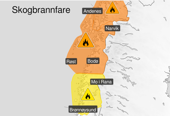 Stor skogbrannfare