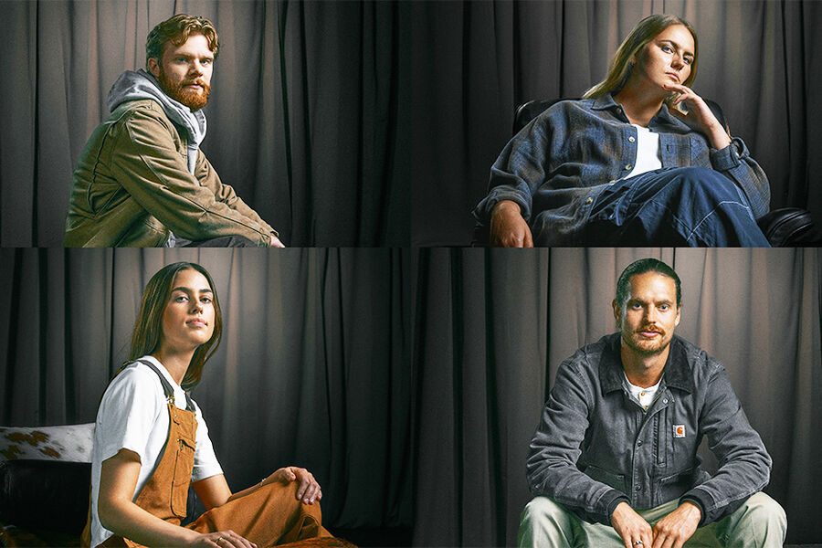 Julie Forseth, Severin Poppe Midteide, Natalie Moe Stenberg og Erik Sortland, fire av de tredve på talentlisten.