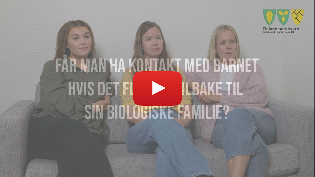 Video av ansatte som svarer på om man fortsatt får kontakt med barnet om de flytter ut