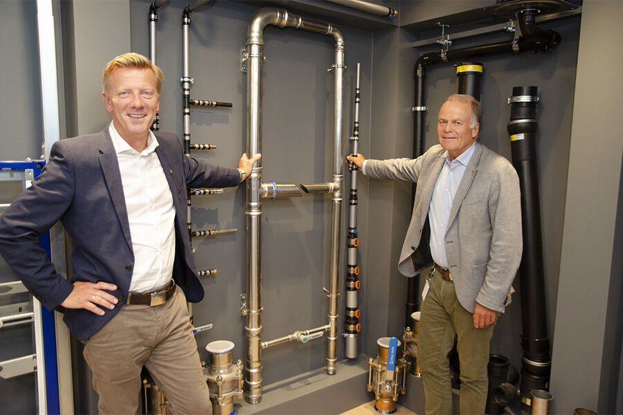 Geberits salgssjef B2B Herman Larssen takker for seg i Geberit og i yrkeslivet 13. september, og ønsker sin arvtaker Thomas Hanche-Olsen lykke til i jobben.