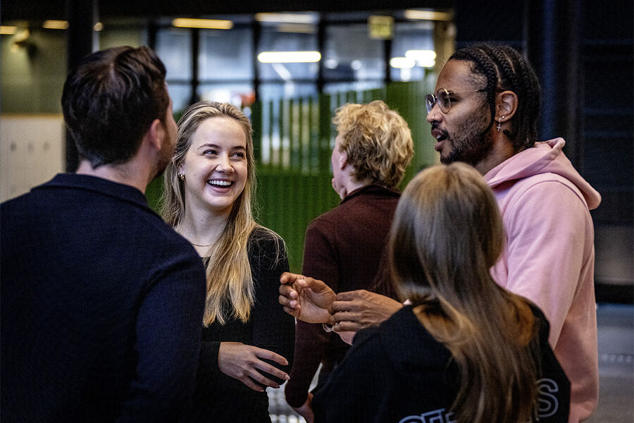Studenter i diskusjon i Oslo Entreprenørskap 2024. Foto. Tom A.Kolstad Tom A.Kolstad