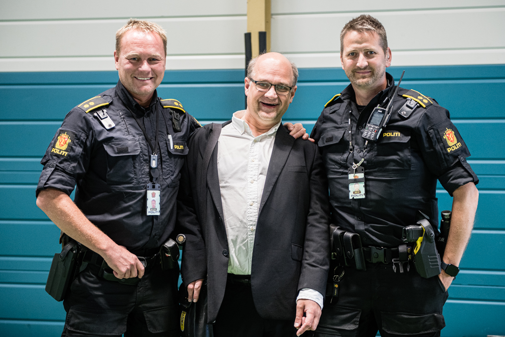 Politiet var innom for å se hvordan det gikk