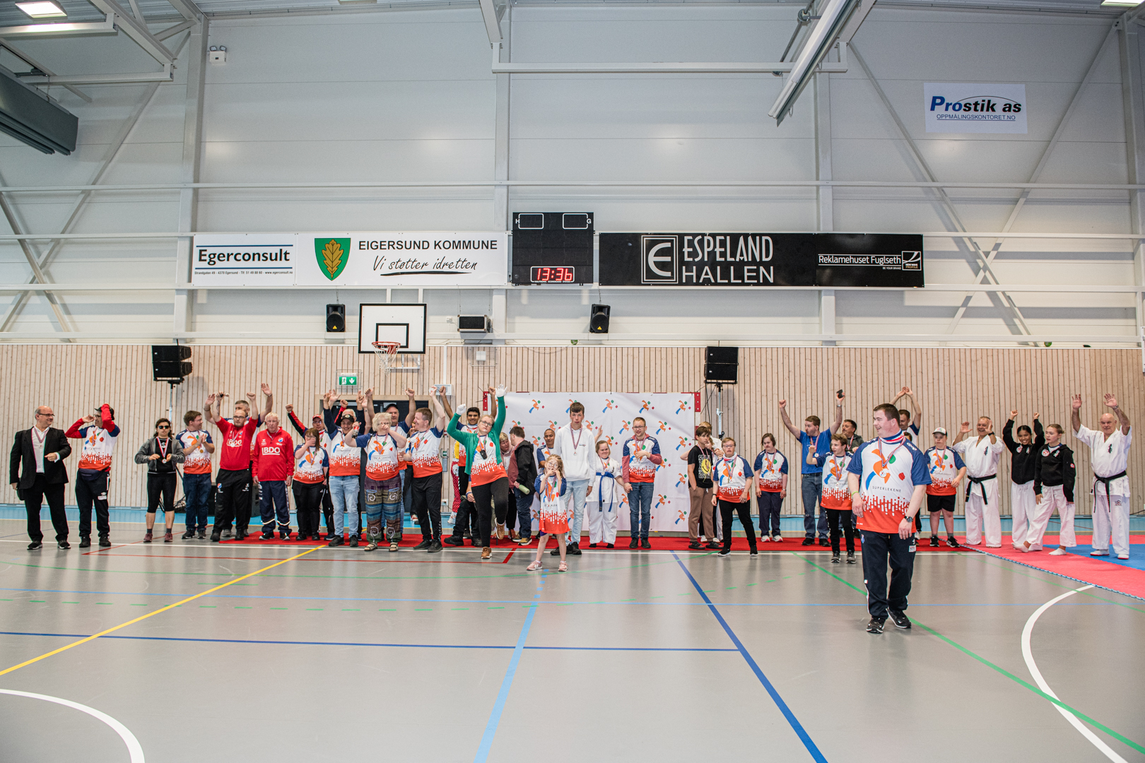 alle deltakerne samlet