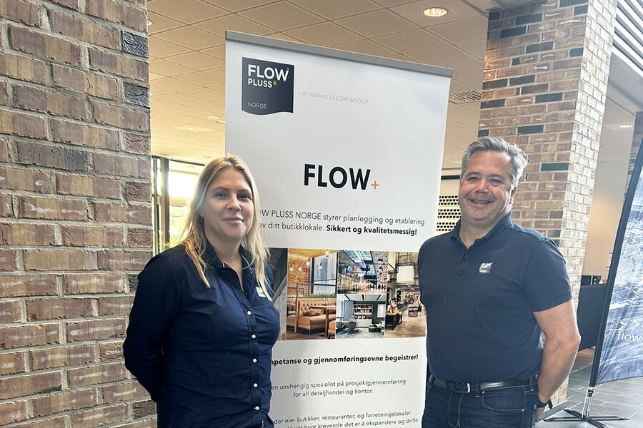 Teamleder Karitha Indine Wold, og prosjektleder Håvard Hildrum i FLOW Pluss Norge.