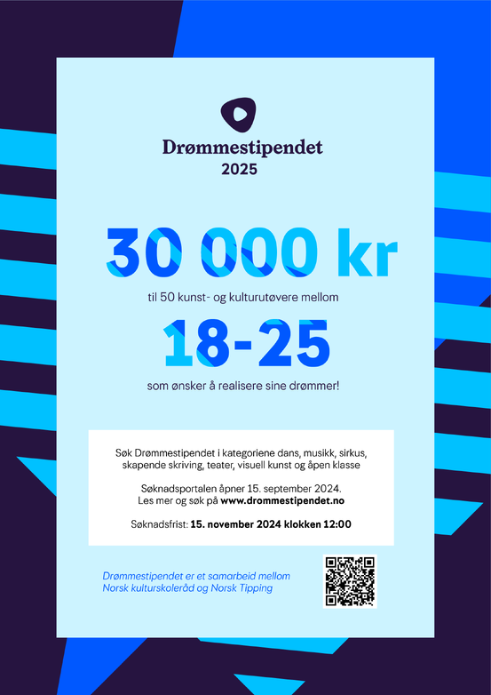 Drommestipendet_plakat_staende_2025_Plakat-staende-mork