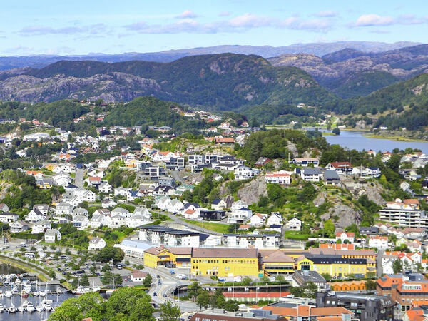 Dronebilde over Hafsøya