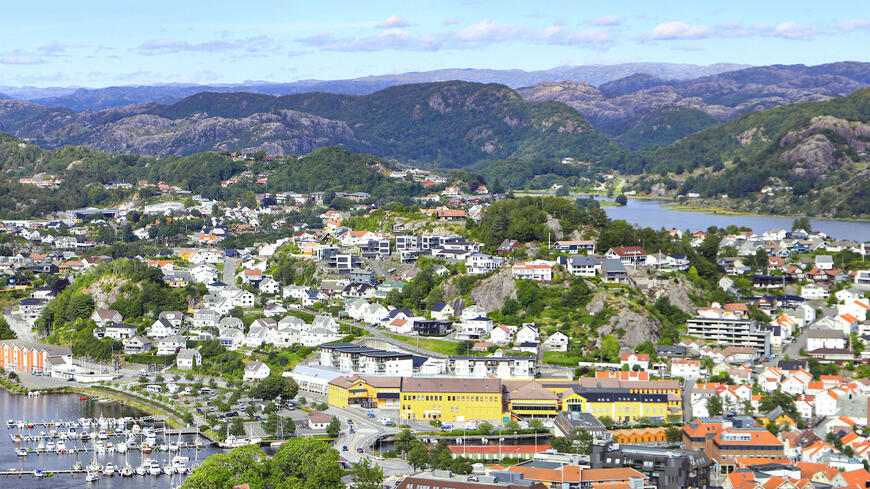 Dronebilde over Hafsøya