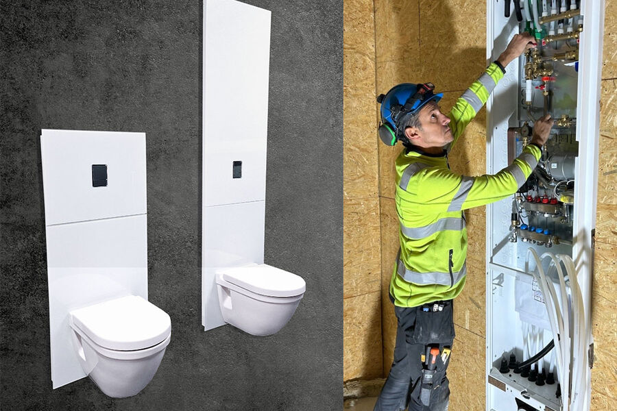 Canes Ypsilon foran og bak vegg.