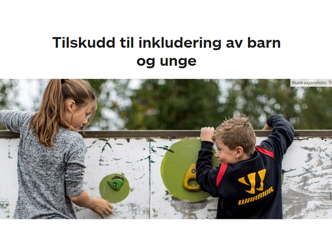 Utklipp fra bufdir.no