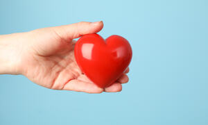 mp38290617-female-hand-holds-heart-on-blue-background-health-care