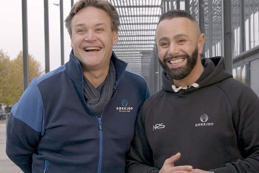 Frank Olsen og Hussein El Haddaoui søker nå personer som har det lille ekstra til Rørkjøps spennende TV-satsning.