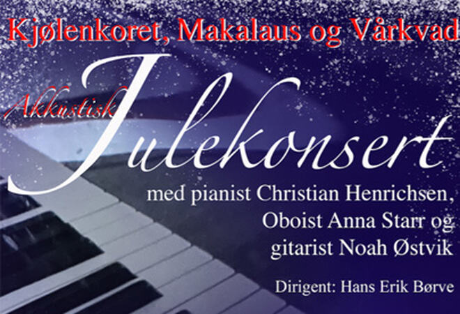 Julekonsert illustrasjonsbilde