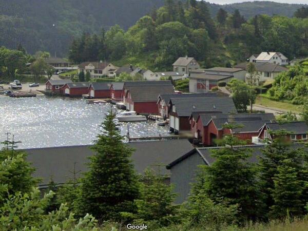 Foto sett fra Hovlandsveien i vest. Foto: google streetview 2019.