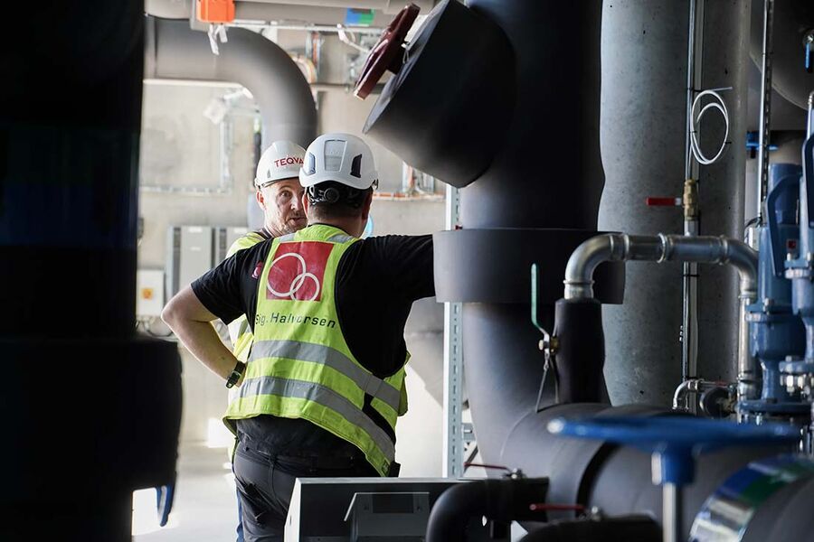 Illustrasjonsfoto fra energisentralen. Foto: Sig.Halvorsen 