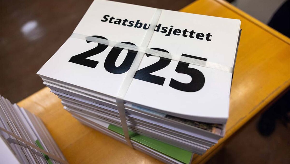 Illustrasjon Statsbudsjettet for 2025. Foto: Morten Brakestad.