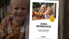 Framsiden til årsplanen for Slettebø barnehage