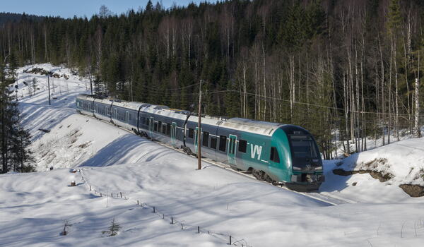 Gjøvikbanen har nå Europas mest moderne signalsystem. Foto: Helge Sunde/NTB