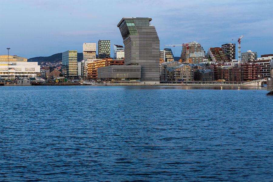 MUNCH skal bruke sjøvann til å kjøle ned museet, noe som vil doble publikumskapasiteten. Tove Lauluten