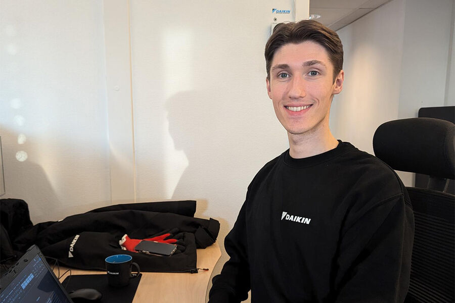 Sander Lie har begynt som servicetekniker hos Daikin Norge.
