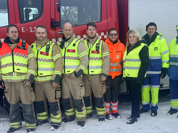 Trafikkofrenes dag med varaordfører sammen med brann og redning