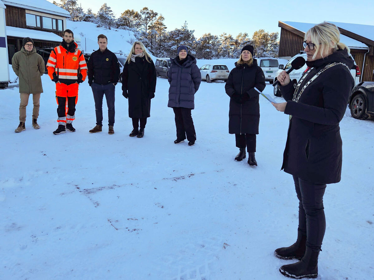 Ordføreren taler