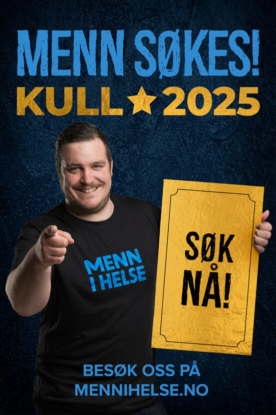 Menn i helse plakat