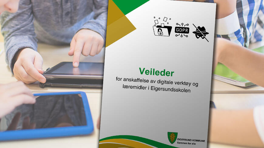 Framsiden til en veileder for skolene