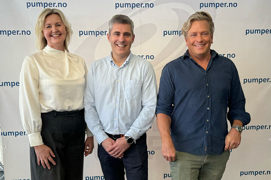 Den nye ledergruppen i Intec Pumper består av, Camilla Hansen, Jon Gunnar Støten (midten) og Aleksander Stein.