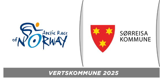 Arctic Race og Sørreisa kommune logo