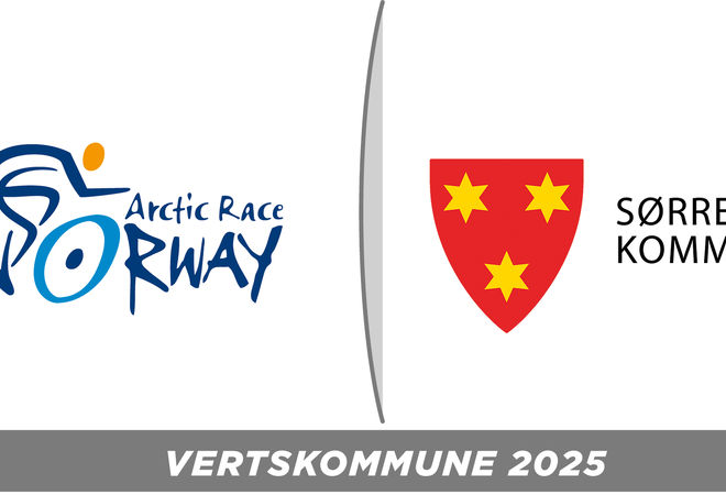 Arctic Race og Sørreisa kommune logo