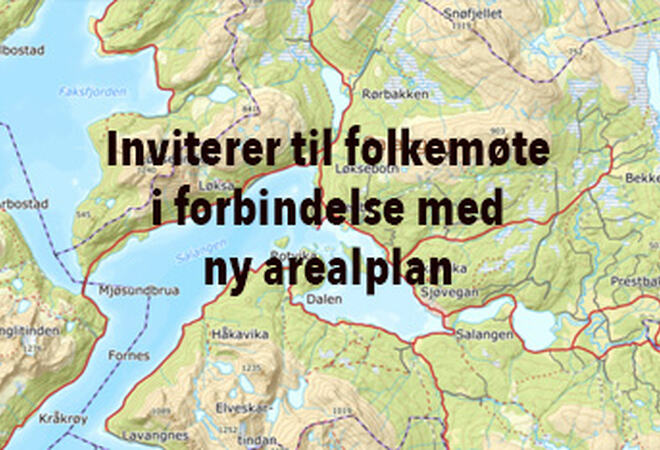 Illustrasjon, folkemøte ny arealplan