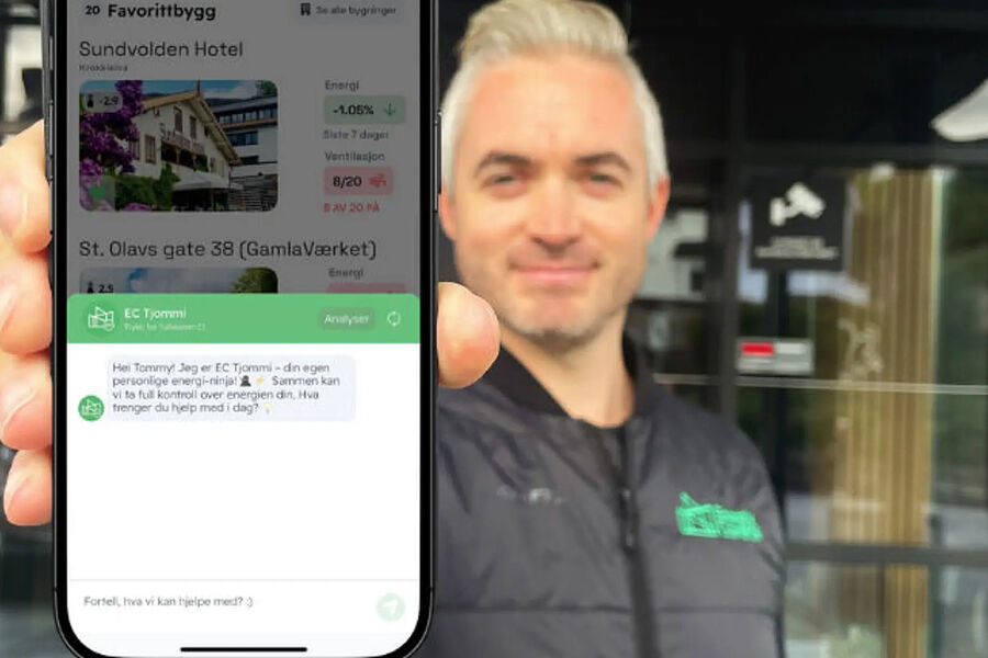 Selskapet Energy Control og Tommy Hagenes lanserer KI-verktøyet EC Tjommi.