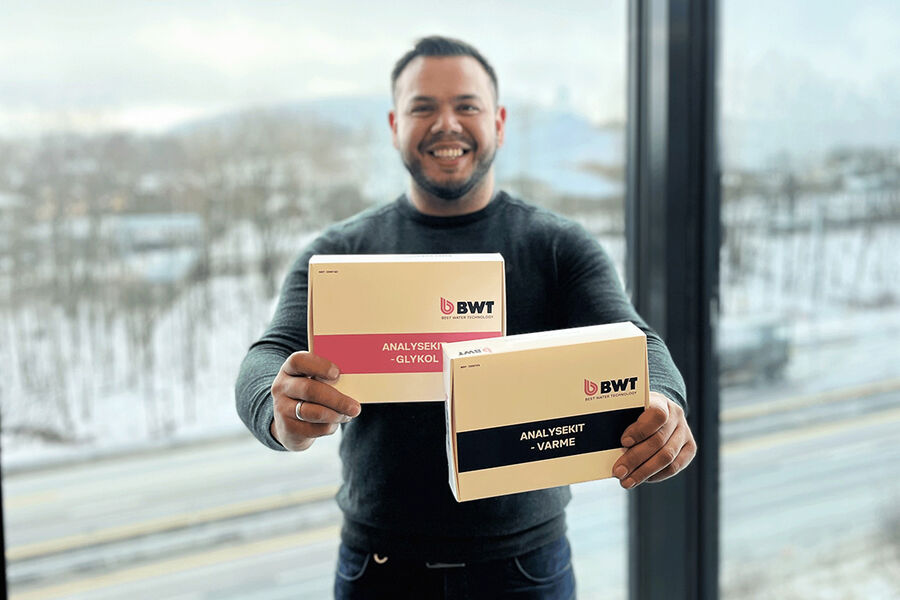 – Ved å ta i bruk de nye analysekittene kan bedrifter sikre en mer energieffektiv drift og redusere risikoen for driftsavbrudd, sier Jarle Lauvstad-Wormdahl i BWT.
