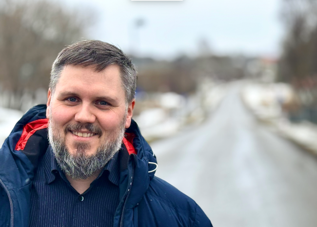 Bildet viser Andreas Nakling Andersen, teknisk sjef i Bø.