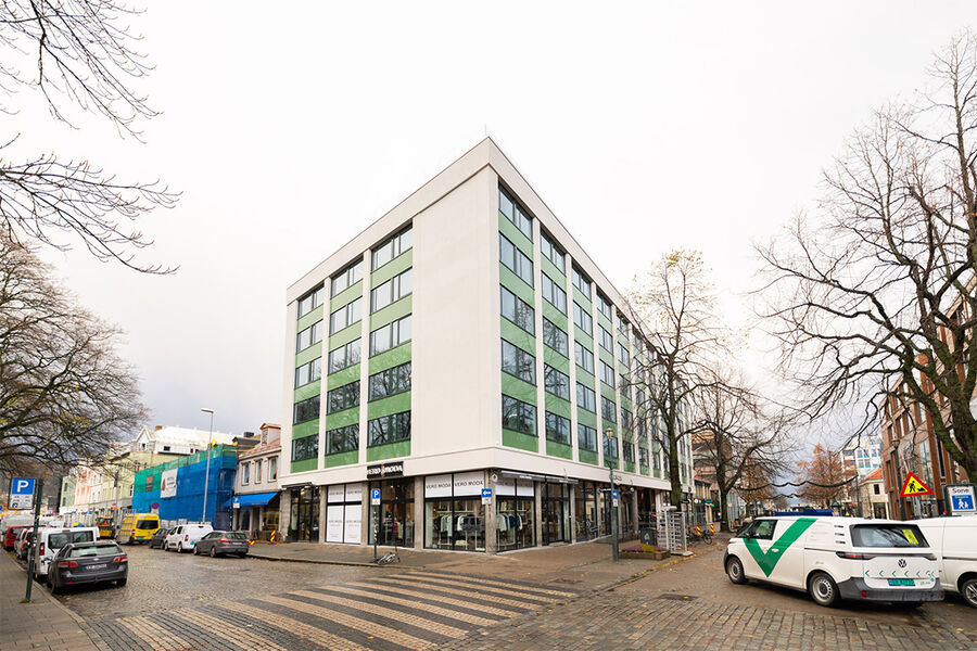 Bilde: Nordre gate 12 i Trondheim. Foto: E. C. Dahls Eiendom Edvin W. Dahl / ECDE