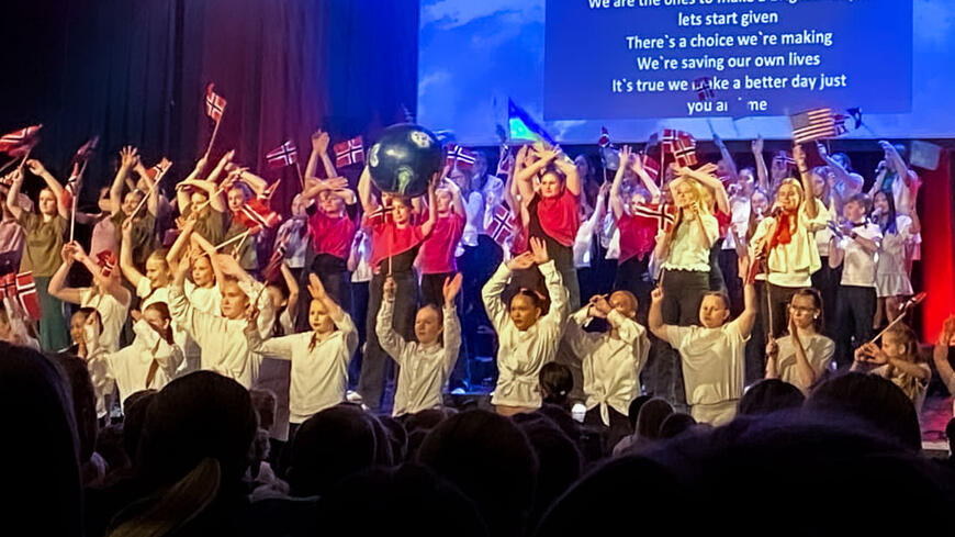 Kulturskoleopptreden på Egersund arena