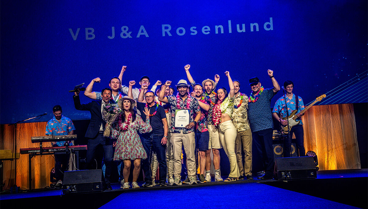 VB Awards. Årets Bedrift J&A Rosenlund