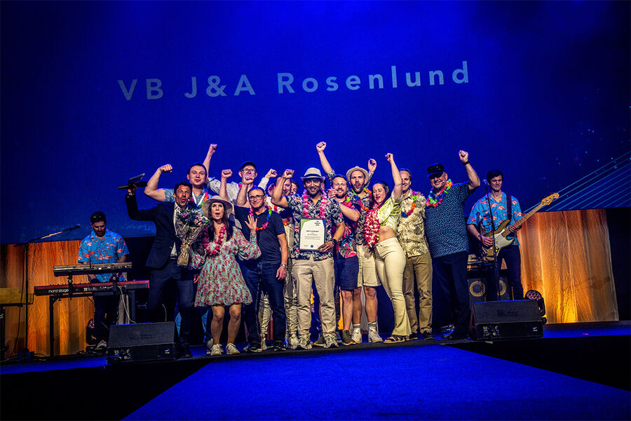 VB J & A Rosenlund ble kåret til årets VB Bedrift under VB Samlet på Gardermoen sist uke.