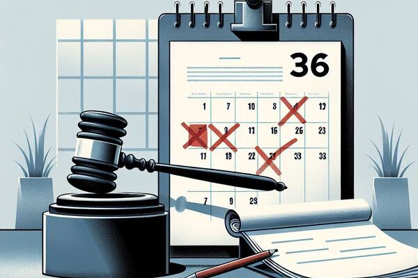 Bildet er KI-generet og viser dommens lengde