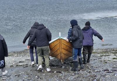 Fiske og økologi i Kokelv. Foto: Samuel Gaup