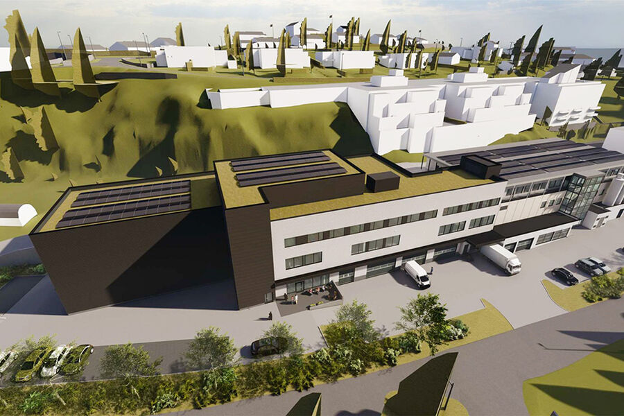 Baker Hansen er Norges eldste bakeri, grunnlagt i 1861. Illustrasjon: Astrup og Hellern.