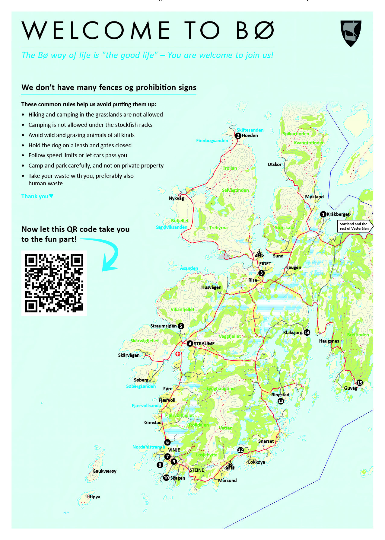 Boe kommune kart 2025 1 Boe kommune kart 2025 1