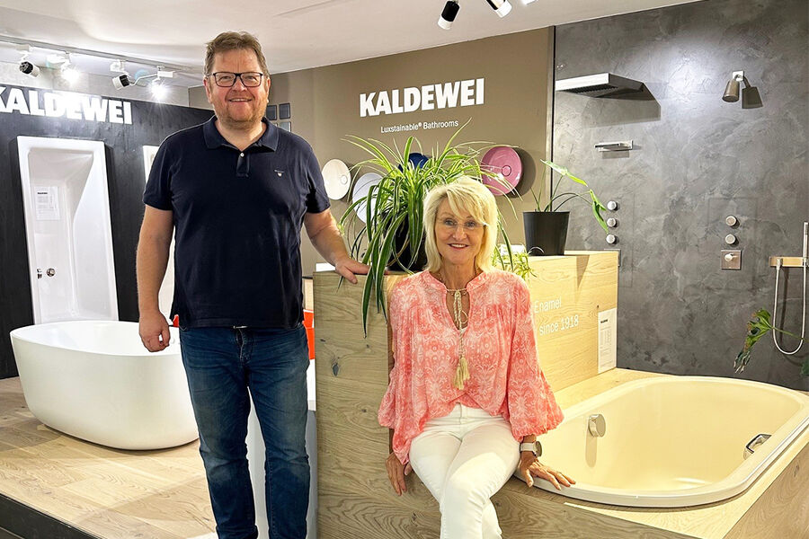 Lars Henrik Andresen og Anita Sagen i Oslo VVS Senter, søker på nye arenaer for å nå ut til flere målgrupper og påvirkere av valg av baderomsprodukter. Nå har de booket stand på Designers Saturday i september, som er møteplassen for arkitekter, interiørarkitekter og designere som jobber med bygg og rom.