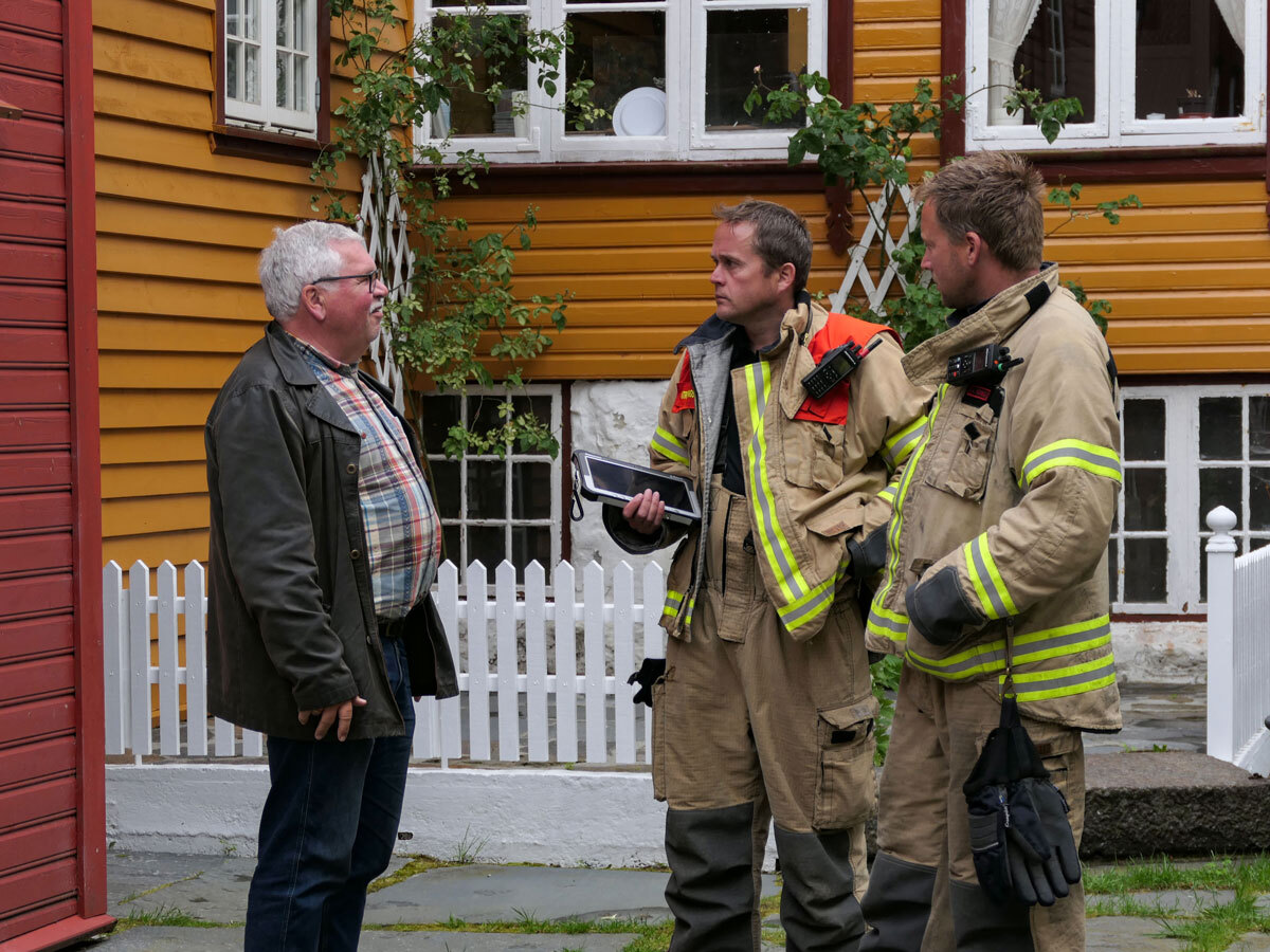 johan Aakre forteller om Faylingsbua til brann og redning