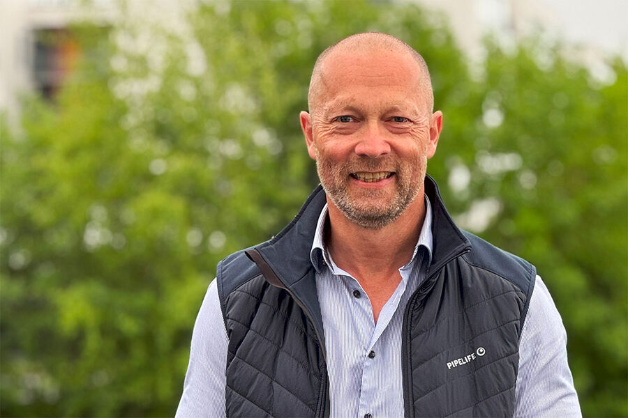 Jørn Fragge, salgs- og markedsdirektør i Pipelife Norge.