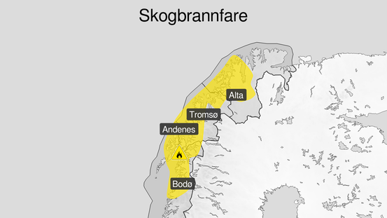 Skogbrannfare tirs 6. aug