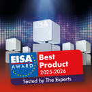 EISA Awards-logoen, med bakgrunnsbilde fra Shutterstock EISA Awards-logoen, med bakgrunnsbilde fra Shutterstock